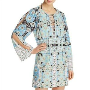 Nanette Lepore Tapestry Tunic Swim Cover-Up